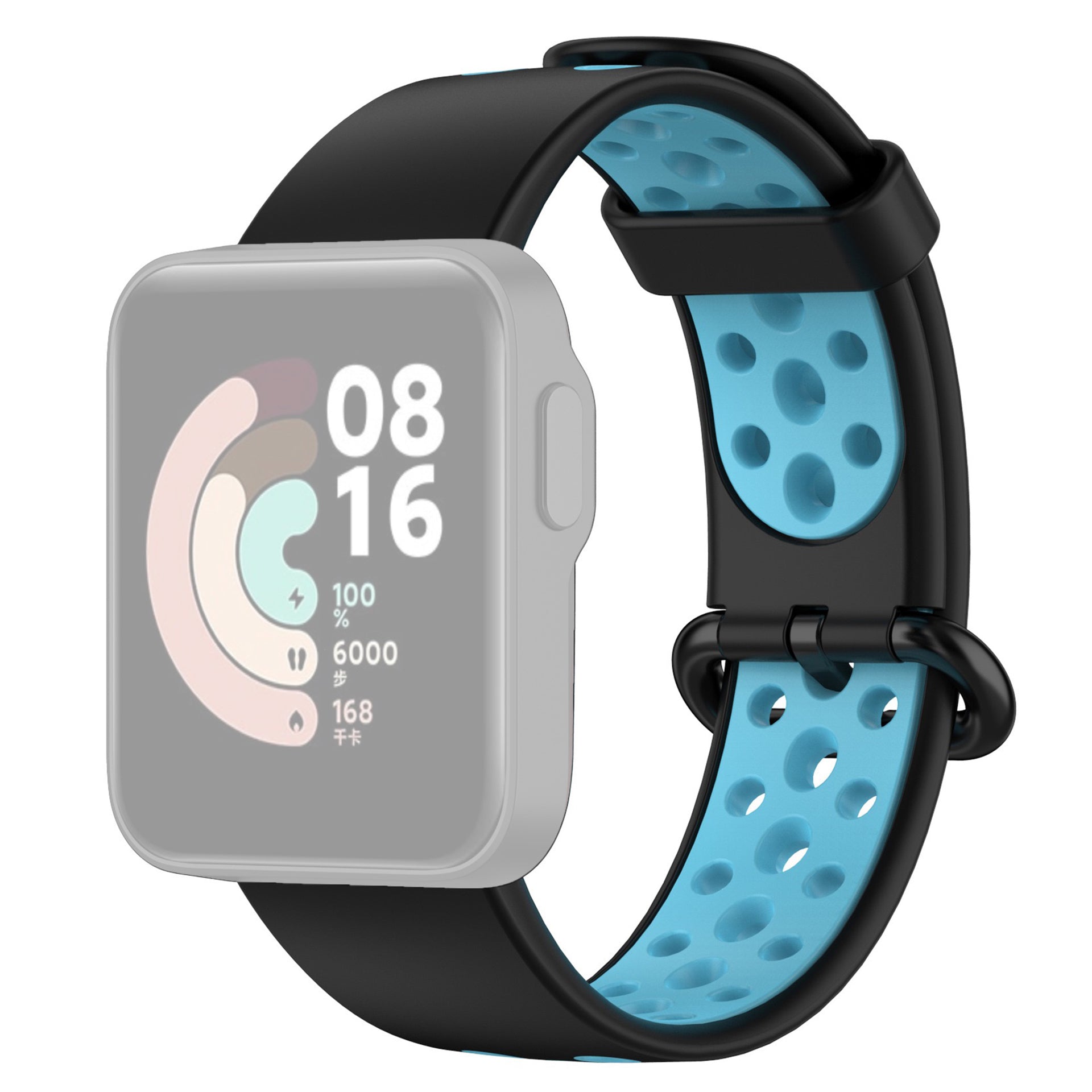 Dual-Color Hollow Silicone Watchband Strap Replacement for Xiaomi Redmi Watch 2 Dual-Color Hollow Silicone Watchband Strap Replacement for Xiaomi Redmi Watch 2